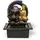 Lemodo Zimmerbrunnen mit Buddha Gyan| und LED Beleuchtung, Feng Shui Dekobrunnen für die Wohnung und Büro