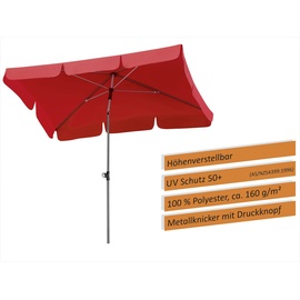 Schneider Schirme Locarno 180 x 120 cm rot