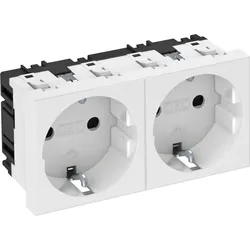 OBO Bettermann Steckdose 0 Grad, 2-fach STD-D0 RW2