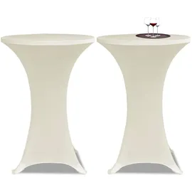 deluke Tischhusse AMAU Cremefarben Ø 60 cm 2er Set