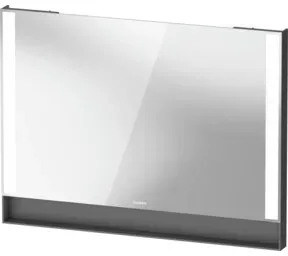 Duravit Lichtspiegel Qatego 100x75x6,5cm, 29 W, Graphit matt