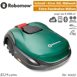 Robomow RK4000 PRO GPS | randnahes Mähen + 3 Jahre Herstellergarantie | Frühjahrs-AKTION