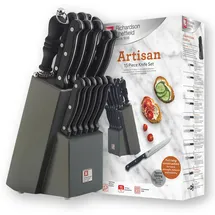 Richardson Sheffield 15-tlg. Messerblock ARTISAN in schwarz | Gr.: onesize