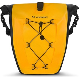 Wozinsky wasserdichte Fahrradtasche Kofferraumtasche Gepäcktasche 25l Gelb