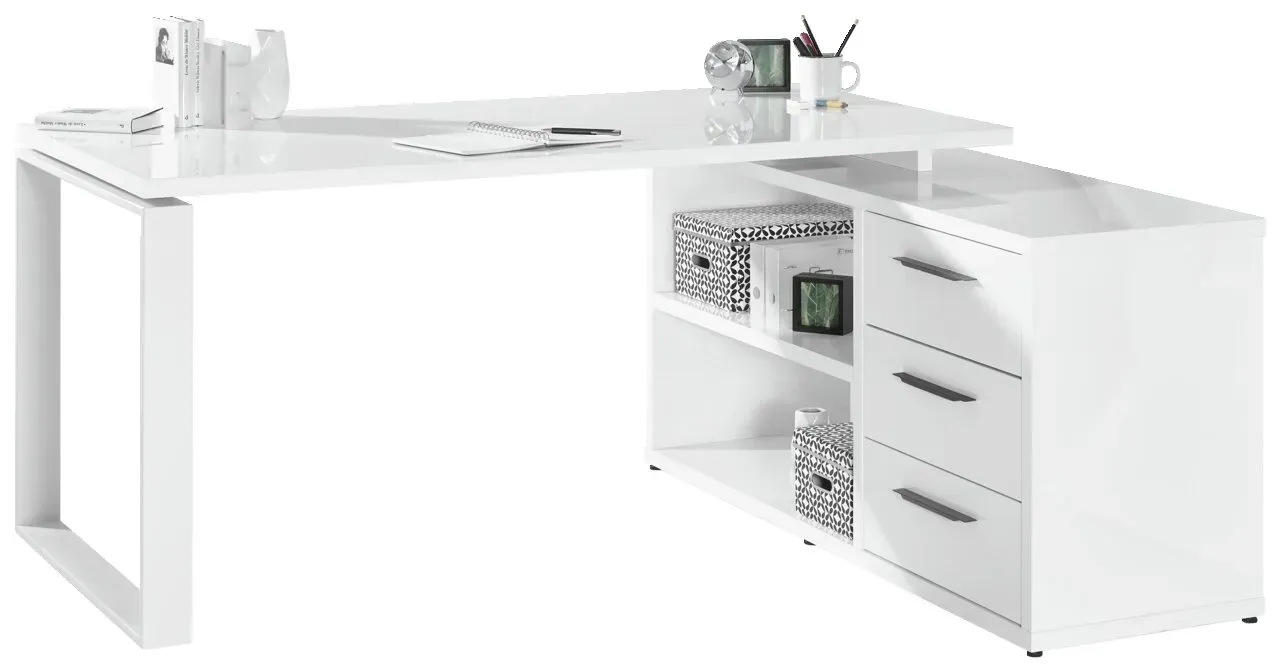 XORA Eckschreibtisch DIVINO - B/H/T ca. 170,00x75,00x140,00