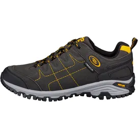 Brütting Mount Shasta Low Unisex Cross-Laufschuh, anthrazit/gelb, 43