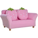 Homcom Kindersofa Kindersessel Sofa Couch Kinder Erdbeersofa