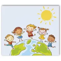 Daiber 1x10 Daiber Weltkugel 13x18cm Kinder Portraitmappen 13348