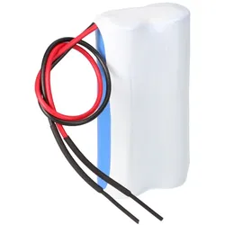 Akkupack 4,8V 5000mAh NiMH4850 F2x2 Doppelstange Notleuchten 20cm Kabel Doppelstange