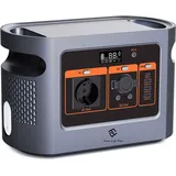 Fine Life Pro Stromerzeuger 500Wh Tragbare Powerstation Mobiler Stromgenerator für Camping, Outdoor