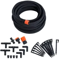 Estexo Perlschlauch Tropfschlauch Gartenschlauch 30 m Schlauch Set Bewässerungsschlauch