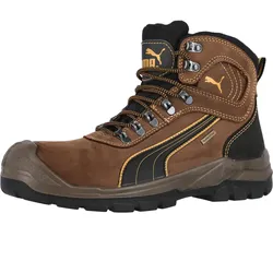 Sicherheitshochschuhe S3 "SIERRA NEVADA MID" SCUFF CAPS - 43 - braun