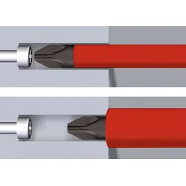 Wiha Schraubendreher 3281 slimFix SL/PZ1 x 80 mm