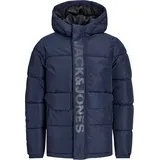 Jack & Jones Junior Steppjacke in Navy Blazer | Marine - 128