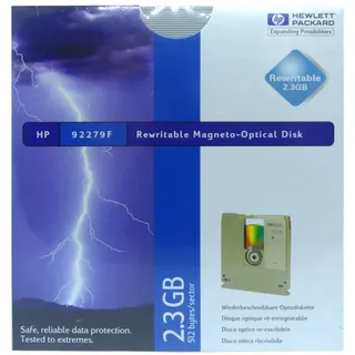 HP Magneto-Optical Disk (92279F) 2,3 GB Data Cartridge Rewriteable
