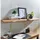 FineBuy Wandregal 100 x 0 x 4 cm Braun
