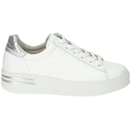 Gabor Sneaker Damen Weite E Silber/Weiß 40,5