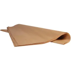 Clairefontaine Braunes Kraftpapier gerippt 60g, 25 Bogen 1x0,70m - Kraft braun 895771C
