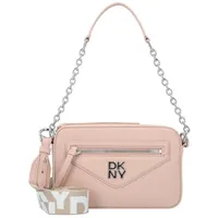 DKNY Milan Schultertasche Leder 22.5 cm nude