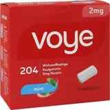 fertin pharma a/s Voye Mint 2 mg Wirkstoffhaltige Kaugummis mit Nikotin 204 St.