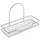 Testrut Wandregal 25 x 15 x 10,5 cm Silberfarben