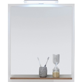 Pelipal Spiegel mit Ablage 60 cm 1 Ablagefläche Weiß