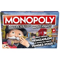 MONOPOLY - FÜR SCHLECHTE VERLIERER - BI-LINGUAL SWISS EDITION DEU/FRA - Hasbro