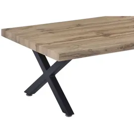 SIT Möbel Moderner Couchtisch Beige Wildeiche 120 x 60 x 10 cm