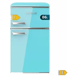 Cecotec Bolero CoolMarket 2D Origin 86 Retro-Kühlschrank (86 l, 893 mm hoch, Blau)