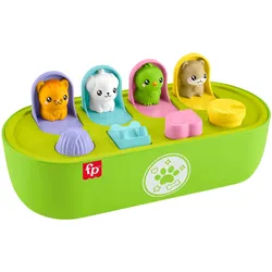 Fisher-Price FP Pets Pop-up-Aktivitätsspielzeug für Feinmotorik, entwicklungsförderndes Spiel für Babys