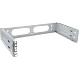 InLine 19" Rack zur Wandmontage, 2HE, 24-40cm Tiefe, grau
