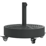 vidaXL Sonnenschirmständer mit Rollen für Ø38/48 mm Mast 27 kg Rund
