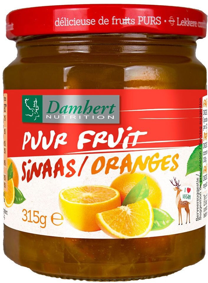 Damhert Pur Fruit Confiture oranges 315 g Autre