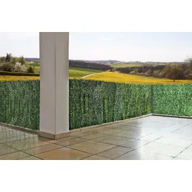 Mendler Windschutz 300 x 150 cm Grün Kunststoff