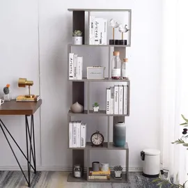 Mobili Rebecca Aktenregal 169 x 60 x 24 cm Grau