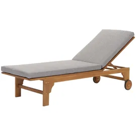 MCW Sonnenliege 200 x 60 x 30 cm Grau