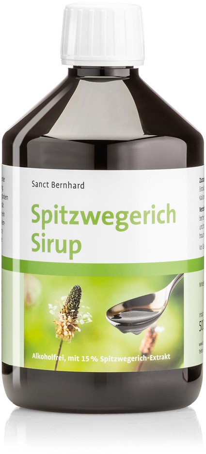 Ribwort plant syrup - 500 ml