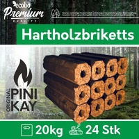 ecobo Pinikay-Holzbriketts aus nachhaltigem, FSC-zertifiziertem und ökologischem Anbau (Menge, 20)