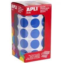Apli Kids Runde Sticker 20,0 blau