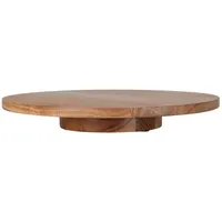 Spetebo Akazienholz Drehteller natur - 37 cm - Massive