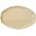 Papstar 6 Tabletts, Palmblatt "pure" oval natur