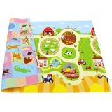 Baby Care Spielmatte Busy Farm - Large | 2,1m * 1,4m * 13mm