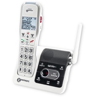 Geemarc - Amplidect 595 U.L.E. - Verstärktes schnurloses Telefon - Anrufer-ID - Anrufbeantworter und Anrufsperre - Hörgerätekompatibel - Lauter Klingelton - Große Tasten