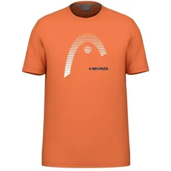Head Tennis-Tshirt Club Carl (Mischgewebe, feuchtigkeitsabsorbierend) 2025 orange Herren