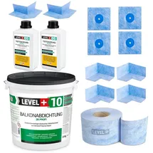 Hangato GmbH Dichtset für Duschabdichtung Bad Dichtband Flüssigfolie 20 kg