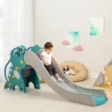 Kinderrutsche Rutsche Kinder Gartenrutsche für Indoor & Outdoor 132cm