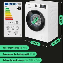 Bomann WA 7175 Waschmaschine (7 kg, 1400 U/min) weiß