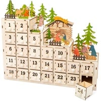 Small Foot Company Small foot 11392 Adventskalender Weihnachtskrippe