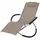 vidaXL Geometrische Sonnenliege 166 x 74 x 81 cm taupe