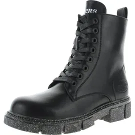 Dockers by Gerli Schnürstiefel für Mädchen, Schnürboots 36 - schwarz, - 36